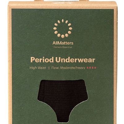 AllMatters High Waist Underwear Moderate/heavy S 1 stk