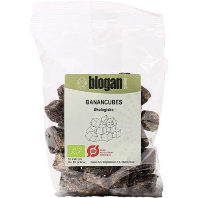 Banan bløde i cubes økologisk 150 g