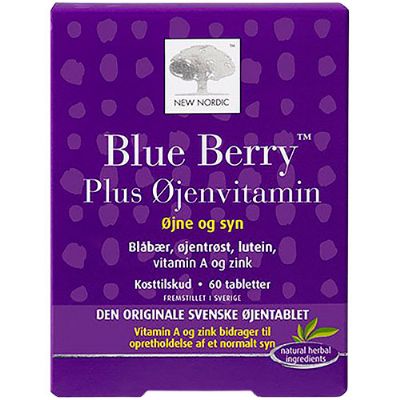 Blue Berry plus øjenvitamin 60 tab