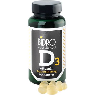 D-vitamin 38 ug m.appelsinsmag 90 kap