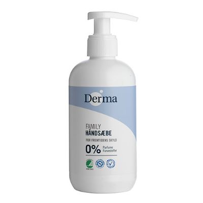 Derma family plejende håndsæbe 250 ml