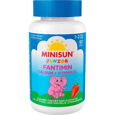 Fantimin Calcium & D3 vitamin Junior 60 gum