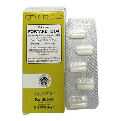 Fortakehl kapsler D4 20 kap