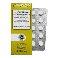 Fortakehl tabletter D5 20 tab