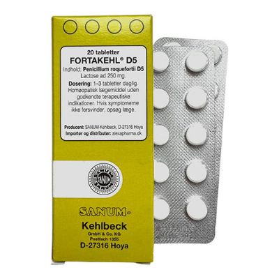 Fortakehl tabletter D5 20 tab