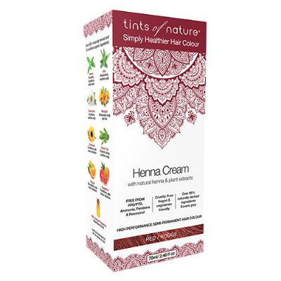 Hårfarve Henna Creme Red 70 ml