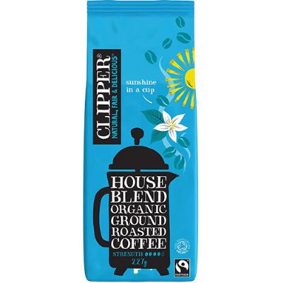 Kaffe House Blend malet økologisk 227 g