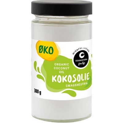 Kokosolie økologisk (u.smag - ideel 300 g