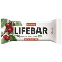 LifeBar Kirsebær RAW økologisk 40 g