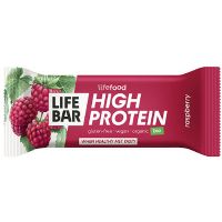 LifeBar Proteinbar Hindbær økologisk 40 g