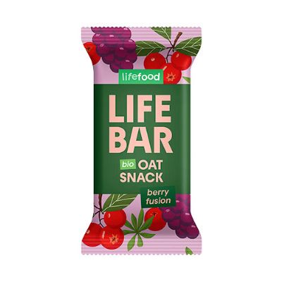 Lifebar Havre Snack Berry Fusion økologisk 40 g