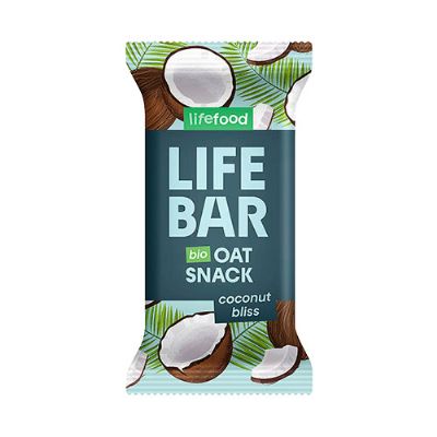 Lifebar Havre Snack Coconut Bliss økologisk 40 g