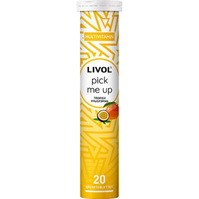 Livol Pick me up, tropisk smag 20 tab