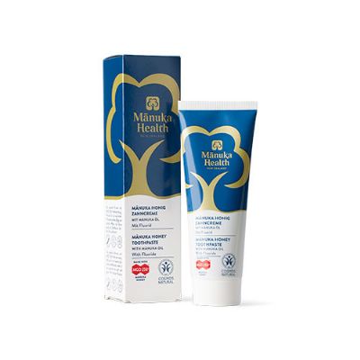 Manuka Honey Toothpaste med Manuka olie og flour 75 ml