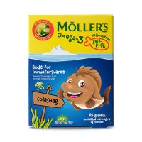 Møllers Omega-3 Fisk Cola gummies 45 gum