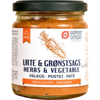 Smørepålæg Urter & Grøntsager økologisk 200 g