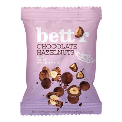 Vegan choko hasselnødder økologisk 40 g