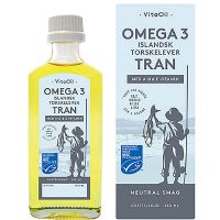 VitaOil Islandsk Omega 3 Tran 240 ml