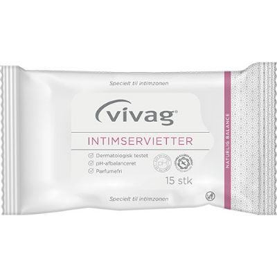 Vivag intimservietter 15 stk 1 pk